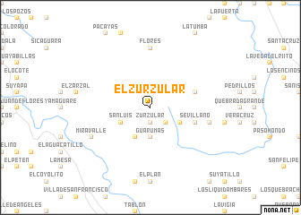 map of El Zurzular