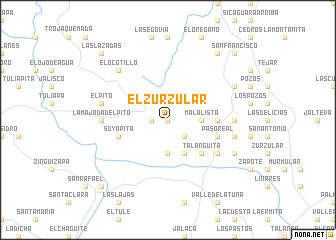 map of El Zurzular