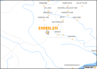 map of eMabaleni