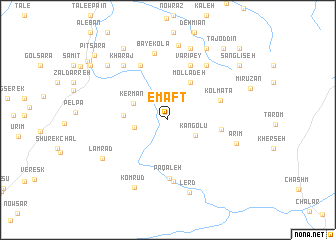 map of Emāft