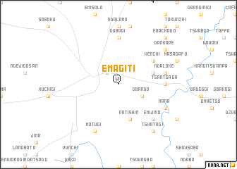 map of Emagiti