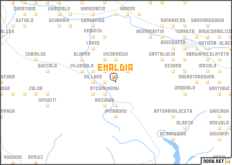 map of Emaldia