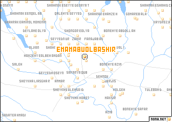 map of Emām Abū ol Bashīr