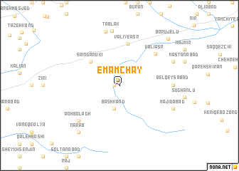 map of Emām Chāy