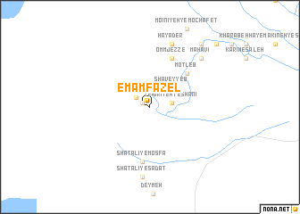 map of Emām Fāz̧el