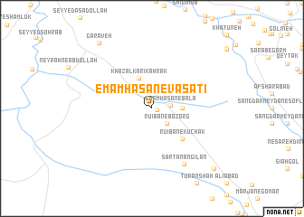 map of Emām Ḩasan-e Vasaţī