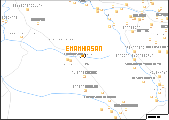 map of Emām Ḩasan