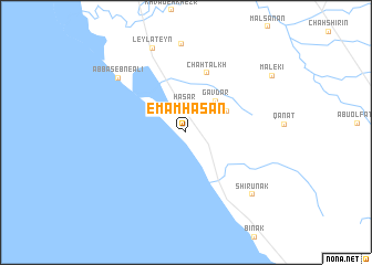 map of Emām Ḩasan