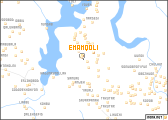 map of Emāmqolī