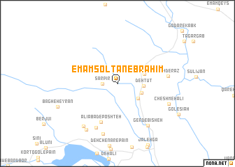 map of Emām Solţān Ebrāhīm