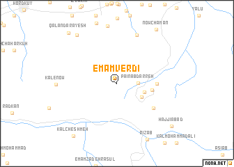 map of Emām Verdī