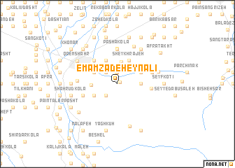 map of Emāmzādeh ‘Eyn‘alī