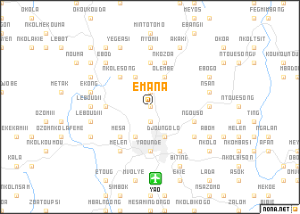 map of Emana