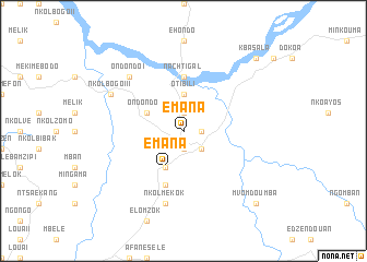 map of Émana