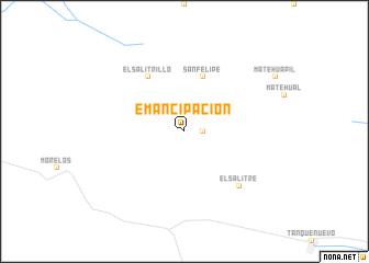 map of Emancipación