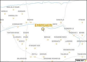map of Emangweni