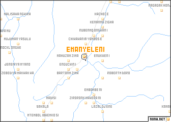 map of Emanyeleni