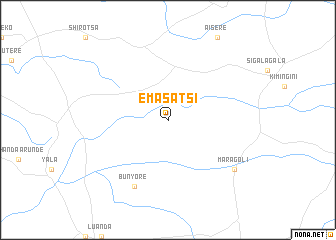 map of Emasatsi