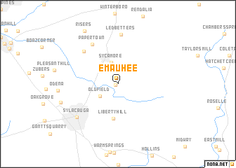 map of Emauhee