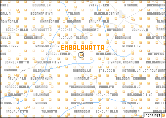 map of Embalawatta