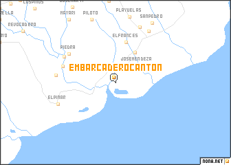 map of Embarcadero Cantón