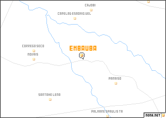 map of Embaúba