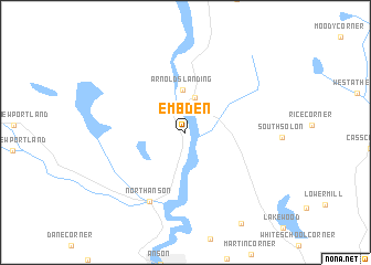 map of Embden