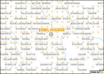map of Embilimigama