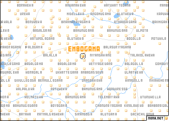 map of Embogama