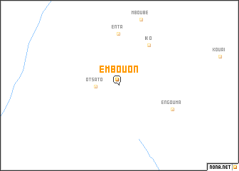 map of Embouon