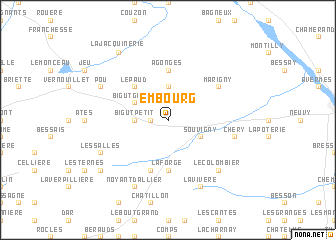 map of Embourg