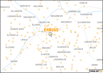 map of Embudo