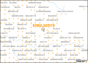 map of Embuldeniya