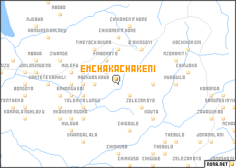 map of Emchakachakeni