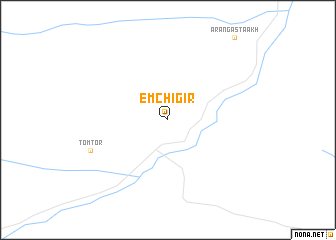 map of Emchigir