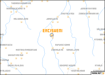 map of Emcisweni
