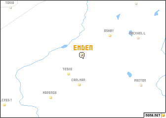 map of Emden
