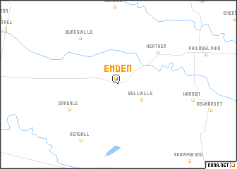 map of Emden