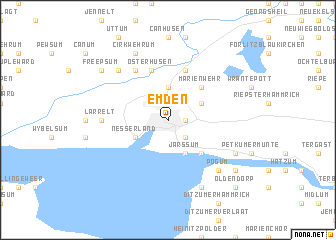 map of Emden