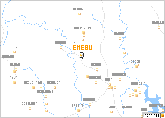 map of Emebu