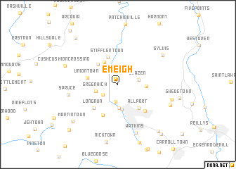 map of Emeigh