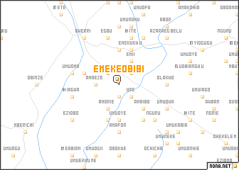 map of Emekeobibi