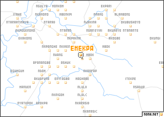 map of Emekpa