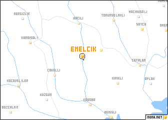 map of Emelcik