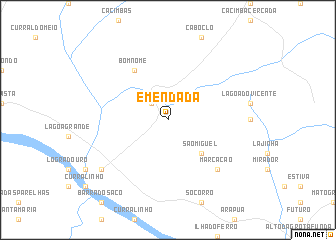 map of Emendada