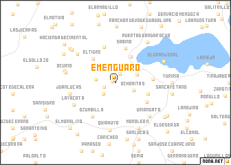 map of Eménguaro