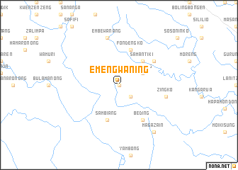 map of Emengwaning