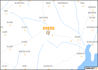 map of Emeng