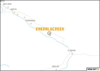 map of Emerald Creek