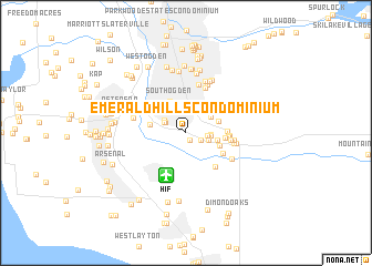 map of Emerald Hills Condominium
